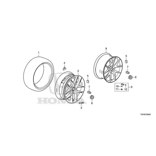 [NEW] JDM HONDA CIVIC FL5 2023 Tire/Wheel Disc GENUINE OEM