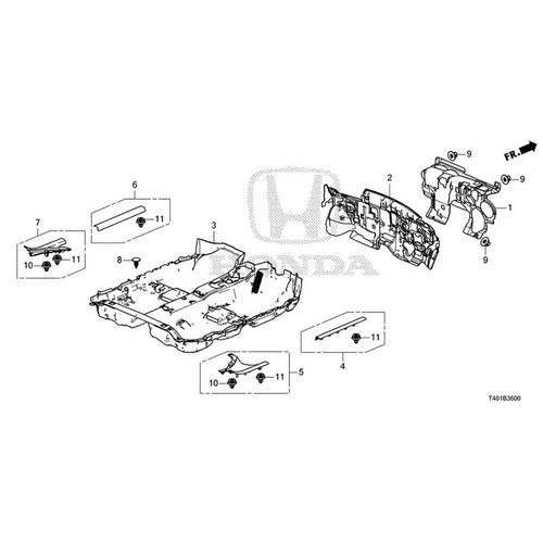 [NEW] JDM HONDA CIVIC FL5 2023 Floor Mat GENUINE OEM