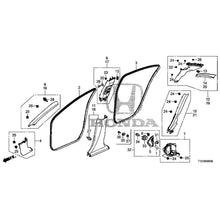 Load image into Gallery viewer, [NEW] JDM HONDA LEGEND HYBRID KC2 2016 Pillar Garnish GENUINE OEM
