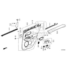 Load image into Gallery viewer, [NEW] JDM HONDA ZR-V RZ3 2023 Rear Door Lining GENUINE OEM
