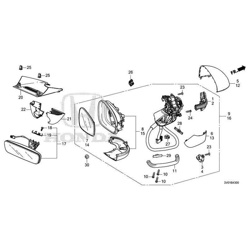NEW] JDM HONDA ZR-V RZ3 2023 Mirrors GENUINE OEM – JDM Yamato