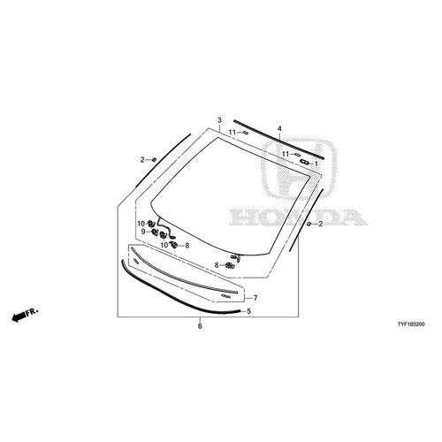 [NEW] JDM HONDA Honda e ZC7 2023 Front Windshield GENUINE OEM