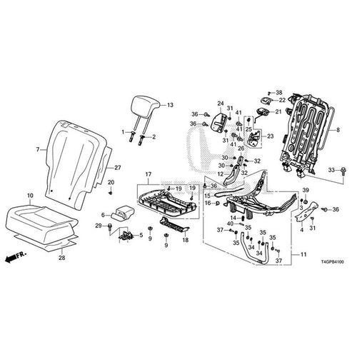 [NEW] JDM HONDA N-ONE JG3 2023 Rear Seat (R.) GENUINE OEM