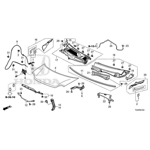 [NEW] JDM HONDA N-ONE JG3 2023 Hood GENUINE OEM