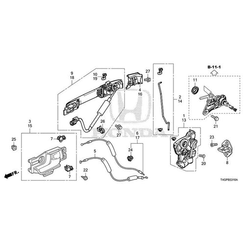 [NEW] JDM HONDA N-ONE JG3 2023 Front Door Locks/Outer Handles GENUINE OEM