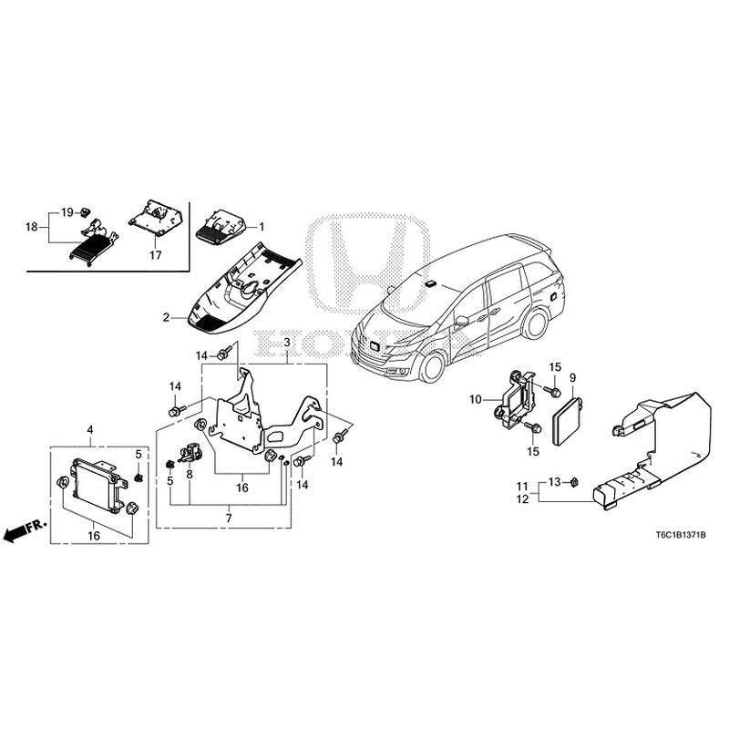 [NEW] JDM HONDA ODYSSEY e:HEV RC5 2024 Radar (RC4-130/RC5-100) GENUINE ...