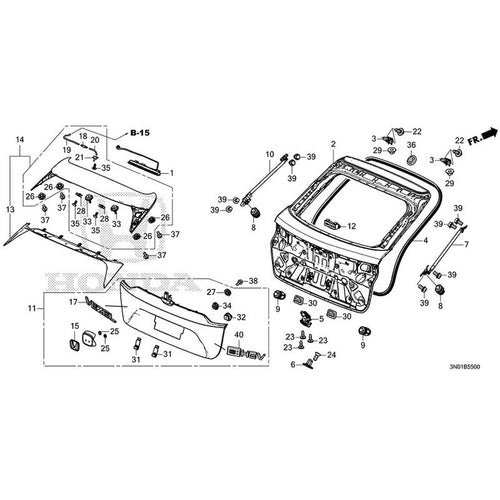 [NEW] JDM HONDA VEZEL e:HEV RV5 2025 Tailgate GENUINE OEM