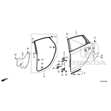 [NEW] JDM HONDA CIVIC FL1 2025 Rear Door Panel GENUINE OEM