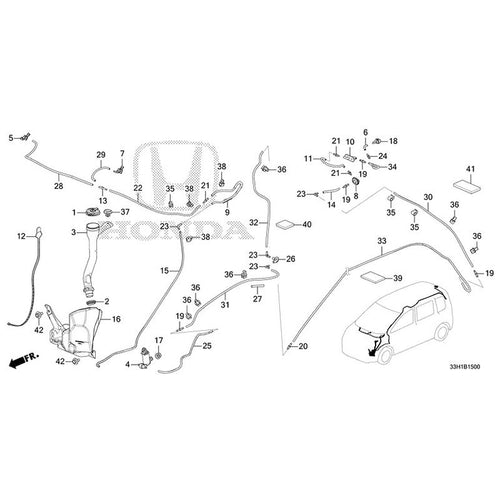 [NEW] JDM HONDA FREED e:HEV GT8 2025 Windshield Washer GENUINE OEM