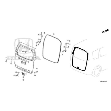 [NEW] JDM HONDA FREED e:HEV GT5 2025 Tailgate (1) GENUINE OEM