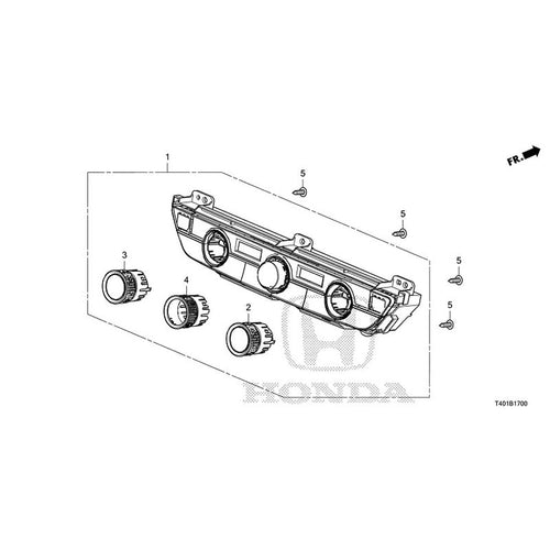 [NEW] JDM HONDA CIVIC FL5 2025 Auto Air Conditioner Control GENUINE OEM