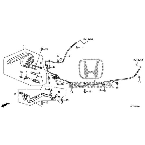 [NEW] JDM HONDA CR-Z ZF2 2014 Parking Brake GENUINE OEM