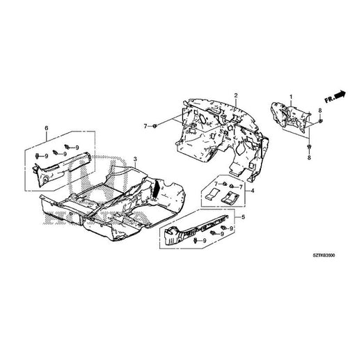 [NEW] JDM HONDA CR-Z ZF2 2014 Floor Mat GENUINE OEM