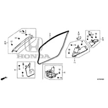 Load image into Gallery viewer, [NEW] JDM HONDA CR-Z ZF2 2014 Pillar Garnish GENUINE OEM

