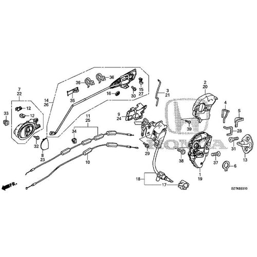 [NEW] JDM HONDA CR-Z ZF2 2014 Door Locks/Outer Handles GENUINE OEM