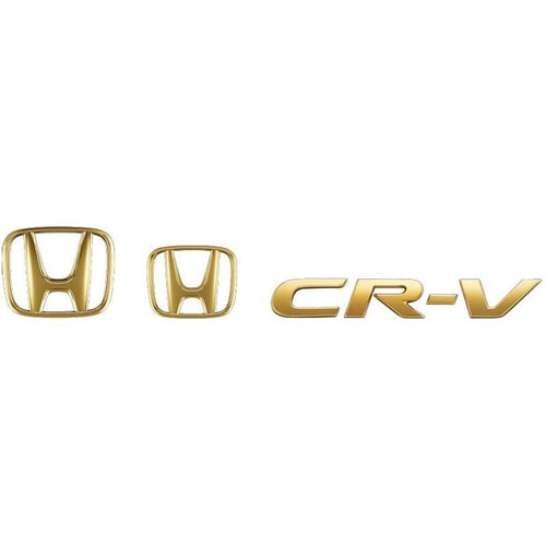 [NEW] JDM Honda CR-V RW Gold Emblem Modulo Genuine OEM
