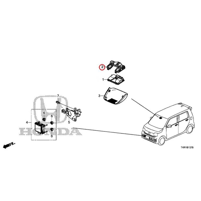 ホンダ　N-WGN レーダー NEW] JDM HONDA N-WGN CUSTOM JH3 2023 Camera/Radar GENUINE OEM