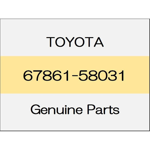 [NEW] JDM TOYOTA ALPHARD H3# Front door weather strip (R) ~ 1510 67861-58031 GENUINE OEM