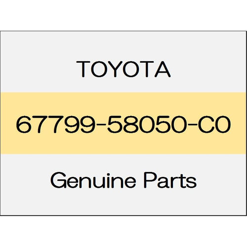 [NEW] JDM TOYOTA ALPHARD H3# Door trim ornament base rear (L) 1801 ~ aero system S 67799-58050-C0 GENUINE OEM