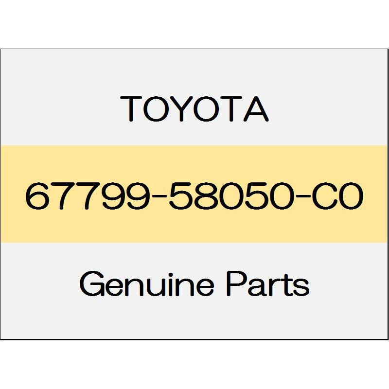 [NEW] JDM TOYOTA ALPHARD H3# Door trim ornament base rear (L) 1801 ~ aero system S 67799-58050-C0 GENUINE OEM