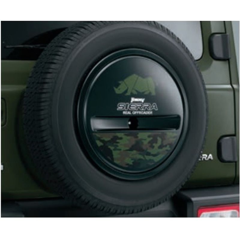 [NEW] JDM Suzuki Jimny SIERRA JB74W Spare Tire Half Cover Decal Camouflage OEM