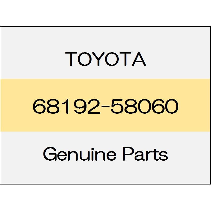 [NEW] JDM TOYOTA ALPHARD H3# Front door belt seal Front (R) 1801 ~ 68192-58060 GENUINE OEM