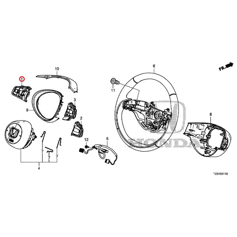 [NEW] JDM HONDA FIT e:HEV GR3 2021 Steering Wheel GENUINE OEM