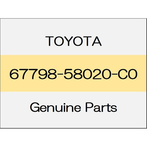 [NEW] JDM TOYOTA ALPHARD H3# Door trim ornament base rear (R) ~ 1801 Aero system 67798-58020-C0 GENUINE OEM