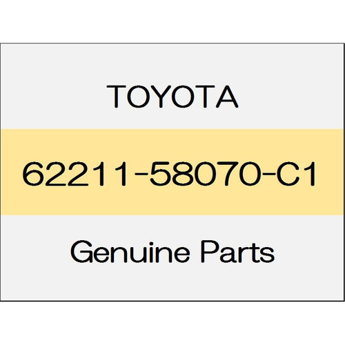 [NEW] JDM TOYOTA ALPHARD H3# The front pillar garnish (R) trim code (21) 7-passenger 1607 to 1801 black 62211-58070-C1 GENUINE OEM
