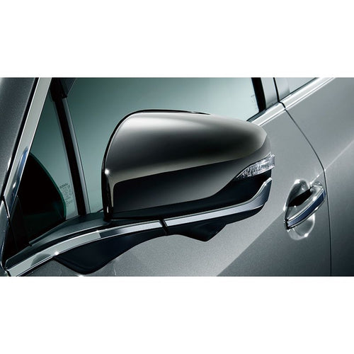 [NEW] JDM Subaru LEGACY OUTBACK BT5 Door Mirror Cover Black Plating Genuine OEM