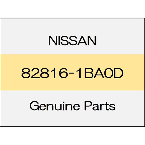 [NEW] JDM NISSAN SKYLINE CROSSOVER J50 Rear door sash front tape (R) 82816-1BA0D GENUINE OEM