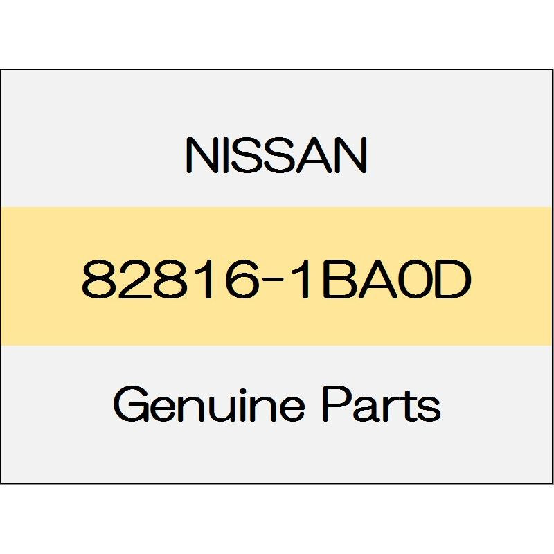 [NEW] JDM NISSAN SKYLINE CROSSOVER J50 Rear door sash front tape (R) 82816-1BA0D GENUINE OEM