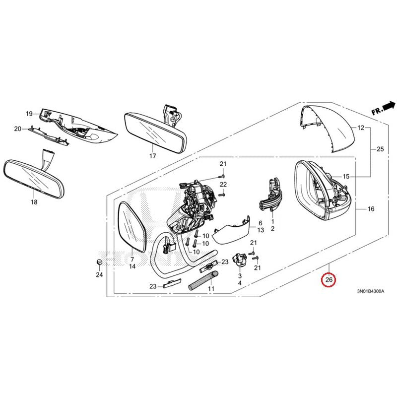 [NEW] JDM HONDA VEZEL e:HEV RV5 2021 Mirrors GENUINE OEM – JDM Yamato