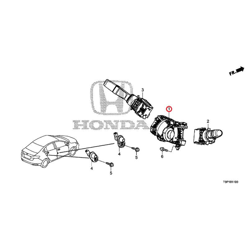 [NEW] JDM HONDA GRACE HYBRID GM4 2015 Combination Switches GENUINE OEM