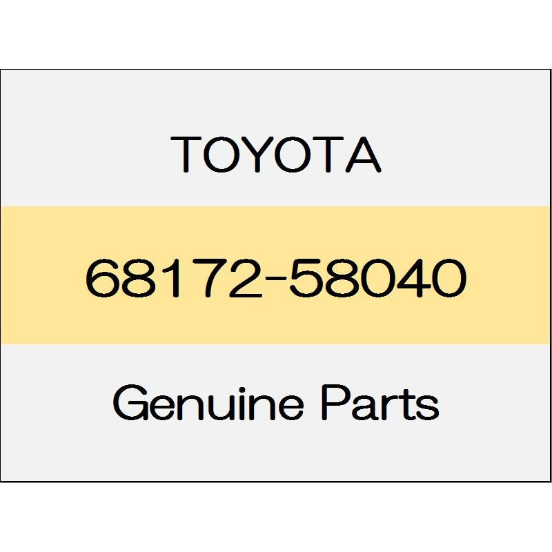 [NEW] JDM TOYOTA ALPHARD H3# Front door glass weather strip inner (L) 1801 ~ 68172-58040 GENUINE OEM