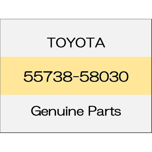 [NEW] JDM TOYOTA ALPHARD H3# Heater air duct splash shield seal (L) 55738-58030 GENUINE OEM