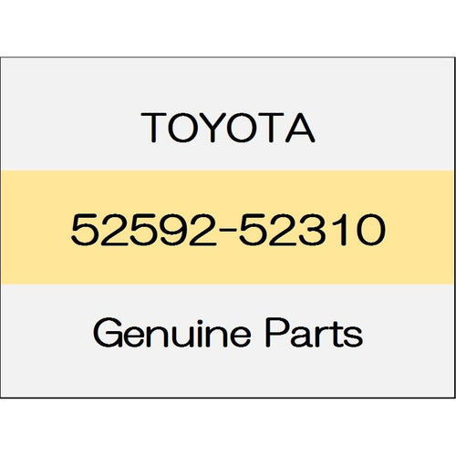 [NEW] JDM TOYOTA VITZ P13# The rear bumper side seal (L) 52592-52310 GENUINE OEM