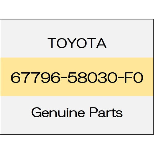 [NEW] JDM TOYOTA ALPHARD H3# Door trim ornament base front (L) ~ 1801 standard-based Executive Lounge 67796-58030-F0 GENUINE OEM