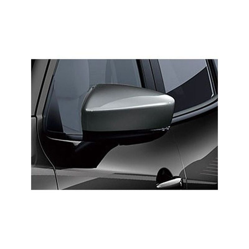 [NEW] JDM Mazda Demio DJ Door Mirror Garnish Dark Silver Genuine OEM