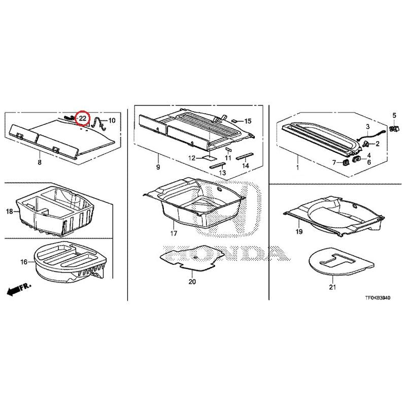 NEW] JDM HONDA FIT GE8 2012 Cargo Flooring GENUINE OEM – JDM Yamato