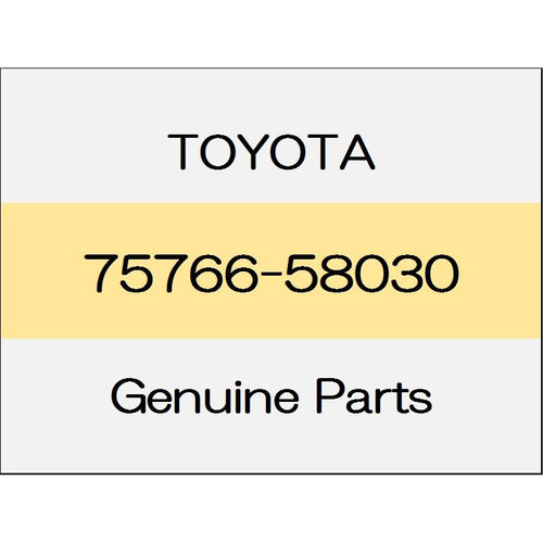 [NEW] JDM TOYOTA ALPHARD H3# The rear door window frame molding rear (L) 75766-58030 GENUINE OEM