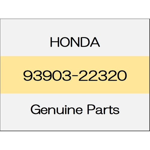 [NEW] JDM HONDA VEZEL RU Screw, tapping 3X12 93903-22320 GENUINE OEM