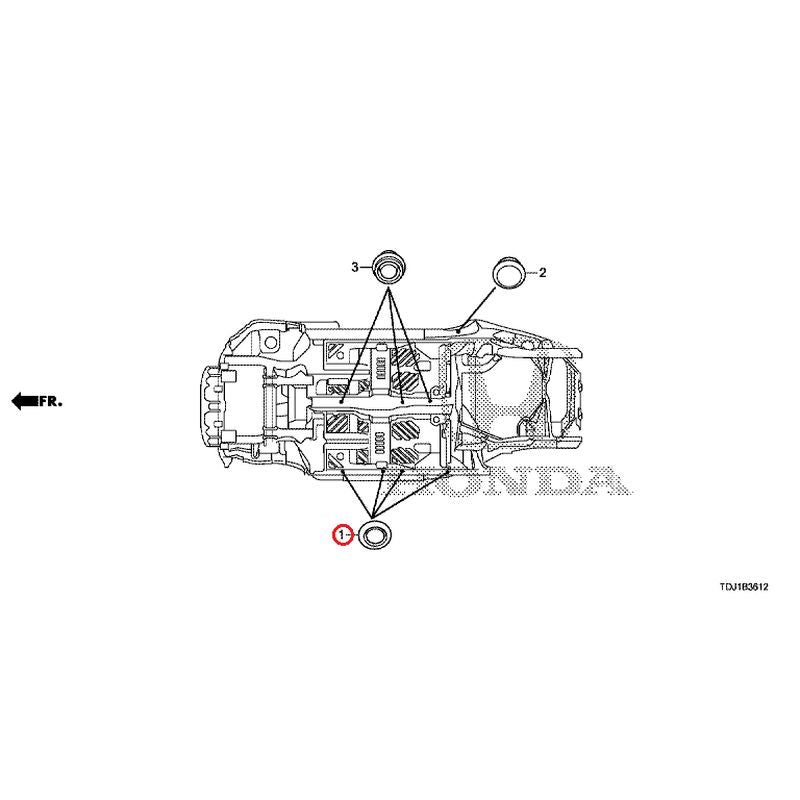 [NEW] JDM HONDA S660 JW5 2020 Grommet (Lower) GENUINE OEM