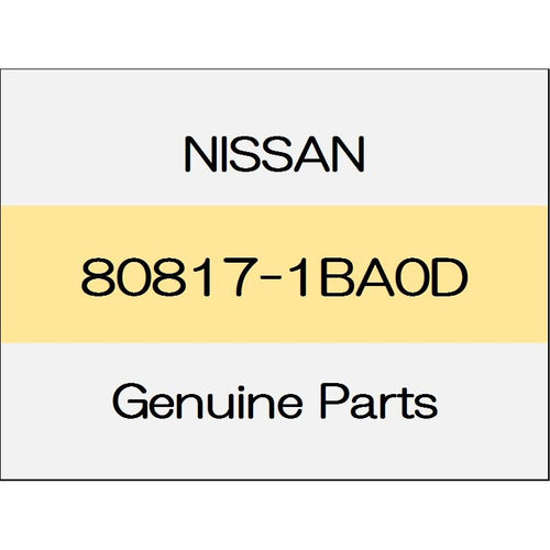 [NEW] JDM NISSAN SKYLINE CROSSOVER J50 Front door sash front tape (L) 80817-1BA0D GENUINE OEM