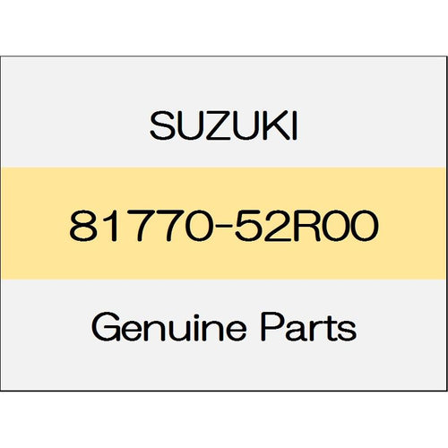[NEW] JDM SUZUKI SWIFT SPORTS ZC33 Riyadh Aliya sash (R) 81770-52R00 GENUINE OEM