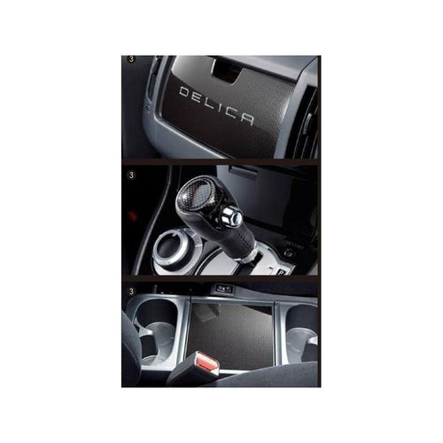[NEW] JDM Mitsubishi DELICA D:5 CV Interior Panel Carbon Style Genuine OEM