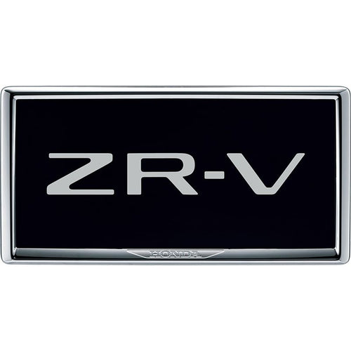 [NEW] JDM Honda ZR-V RZ License Frame Berlina Black For Front Genuine OEM