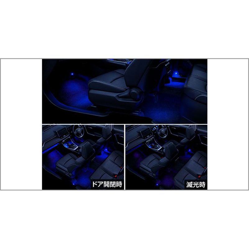 [NEW] JDM Toyota RAV4 XA50 Interior Illumination LED Blue Genuine OEM