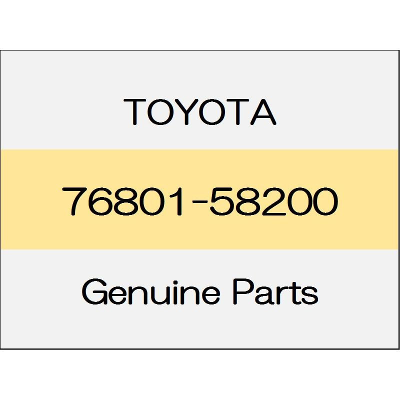 [NEW] JDM TOYOTA ALPHARD H3# Back door out side garnish A package / type black 76801-58200 GENUINE OEM