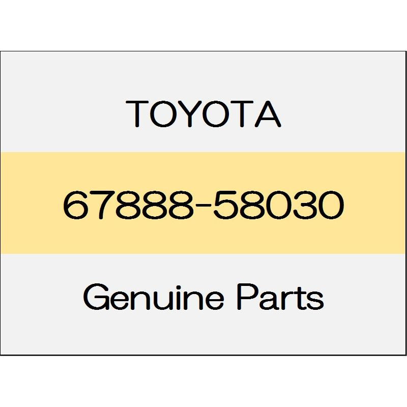 [NEW] JDM TOYOTA ALPHARD H3# Sliding door weather strip No.2 (L) 67888-58030 GENUINE OEM